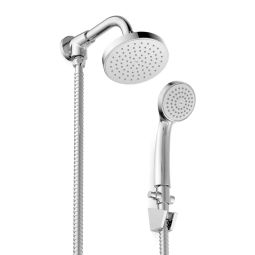 Chuveiro 120 mm com desviador e ducha manual Basic