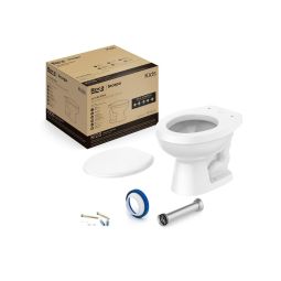 Kit de bacia convencional, assento PP e itens de instalação Infantil