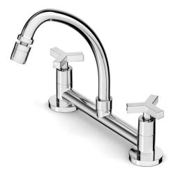 Misturador para cozinha de mesa com bica móvel e arejador articulado UP