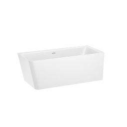 Banheira freestanding 1600x700 lado direito Ona Branco