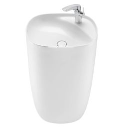 Lavatório freestanding 500x420 com válvula 1.1/4 Beyond Branco