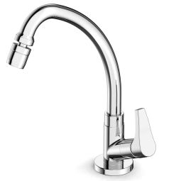Torneira para cozinha de mesa com bica móvel e arejador articulado Like