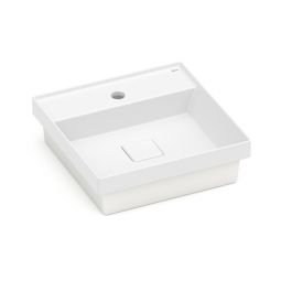 Cuba de sobrepor 400x400mm com mesa Terra T11 Blanco Matte