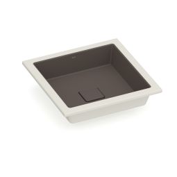 Cuba sobrepor e embutir 410x410 sem mesa Terra T12 Cafe