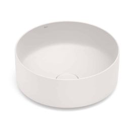 Cuba de apoio redonda 370x370 com válvula de escoamento Inspira Round Beige