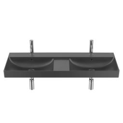 Lavatório suspenso retangular1200x460 Ona Matte Black