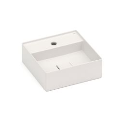 Cuba de apoio quadrada 350x350 com mesa Terra T8 Beige