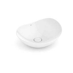 Cuba de apoio oval 470X405 Ohtake Branco