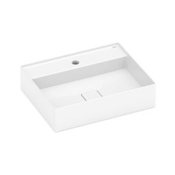 Cuba de apoio retangular 500x400 com mesa Terra T19 Branco