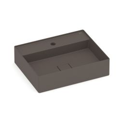 Cuba de apoio retangular 500x400 com mesa Terra T19 Café