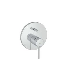 Acabamento para monocomando de banheira ou ducha com desviador pin nu cromado