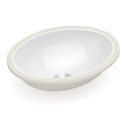 CUBA DE EMBUTIR OVAL 390X300 SEM MESA E SEM LADRÃO ROCA