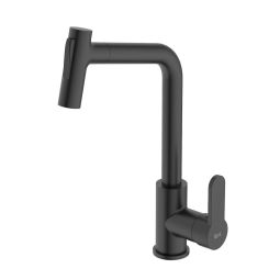 Monocomando de mesa para cozinha com bica extraível e duas funções Kitchen Matte Black