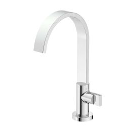 Toneira para lavatório de mesa bica alta Flow Cromado