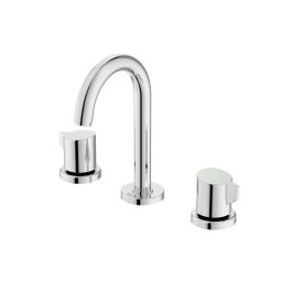 MISTURADOR PARA LAVATORIO DE MESA 3 FUROS BICA ALTA COM VALVULA DE ESCOAMENTO FIT