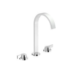 Misturador para lavatório de mesa com bica alta e válvula Simple cromado