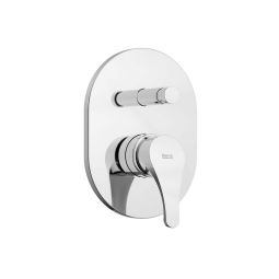 Monocomando para banheira e chuveiro Ecoline com desviador Ecoline