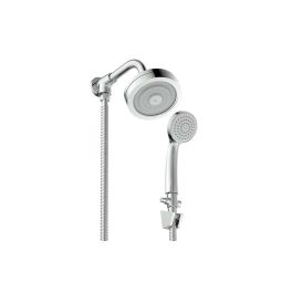 Chuveiro redondo 120mm com sistema autolimpante com desviador Master