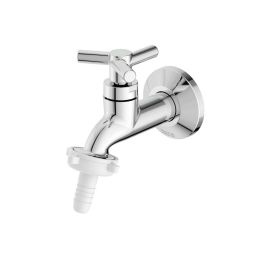 Torneira de parede para tanque e Jardim com bico união plástico Celite One