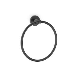 Toalheiro anel New City Matte Black