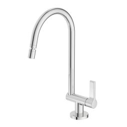 Torneira para Cozinha de Mesa com Bica Móvel e Arejador Articulado Lix
