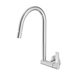 Torneira para Cozinha de Parede com Bica Móvel e Arejador Articulado Lix