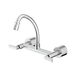 MISTURADOR PARA COZINHA DE PAREDE BICA MÓVEL COM AREJADOR ARTICULADO SMART - N