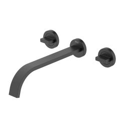 Misturador para lavatório de parede com válvula de escoamento Flow
