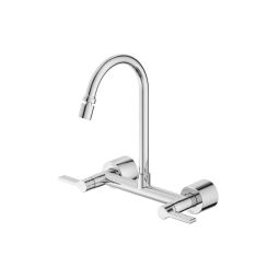 Misturador para Cozinha de Parede Externo com Bica Móvel e Arejador Articulado Lix