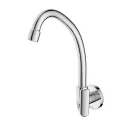 TORNEIRA PARA COZINHA DE PAREDE BICA MÓVEL 90° COM AREJADOR ARTICULADO SMART - N