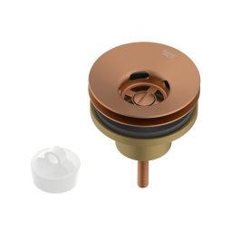 Válvula para lavatório 7/8" universal com tampa plástica