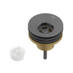 Válvula para lavatório 7/8" universal com tampa plástica