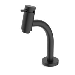 Torneira para lavatório de mesa bica baixa Basic Matte Black