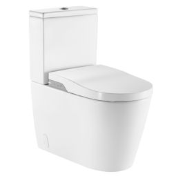 Bacia sanitária Rimless® com saída dual, caixa acoplada e assento eletrônico 220V Inspira Round