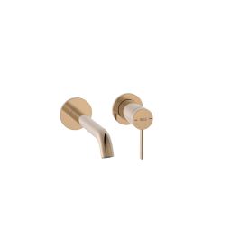Acabamento monocomando para lavatório de parede Ona Rose Gold