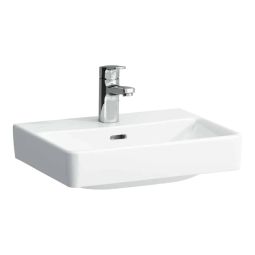 Lavatório para coluna 450x340 sem furo e sem ladrão Pro Branco