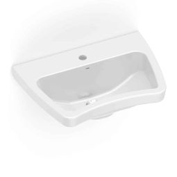 Lavatório para coluna 600x415 com mesa Acesso Plus Branco