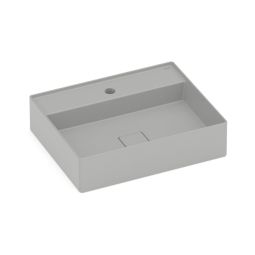 Cuba de apoio retangular 500x400 com mesa Terra T19 Stone
