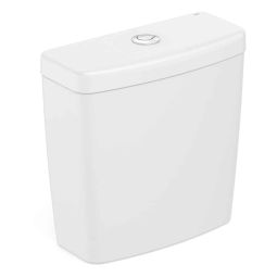 Caixa acoplada Ecoflush 3/6 litros P Azalea e Saveiro Cinza Prata