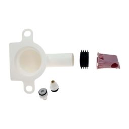 Kit de cotovelo para bacia Inspira Square e Round BRANCO