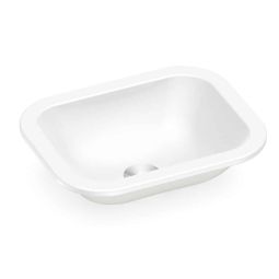 Cuba de sobrepor ou embutir retangular 390x310 Branco