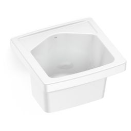 Tanque PP 403x385 07 litros com furo apontado sem ladrão Branco