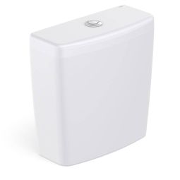 Caixa acoplada P Ecoflush 3/6 litros Parati Cinza Prata