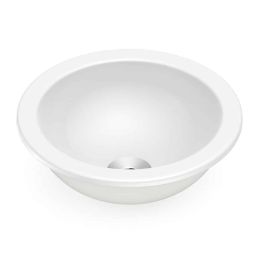 Cuba de sobrepor ou embutir redonda 310 Branco