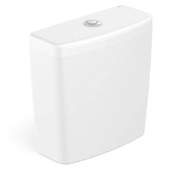 Caixa acoplada P Ecoflush 3/6 litros Parati Branco