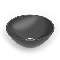 Cuba de apoio redonda 350 sem mesa Basic R1 Preto