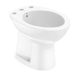 Bidê 3 furos com ducha e ladrão Azalea Branco