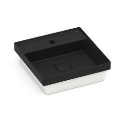 Cuba de sobrepor 400x400mm com mesa Terra T11 Matte Black