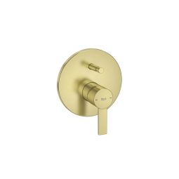 Monocomando para ducha e banheira para Rocabox com desviador Teras Brushed Gold