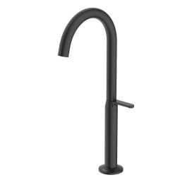 Torneira para lavatório de mesa bica alta Design Matte Black